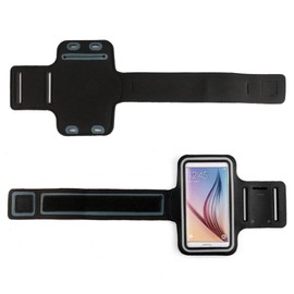 DFV mobile - Armband Professional Cover Neoprene Waterproof Wraparound Sport with Buckle for Micromax Canvas Juice 3 Q392 - Black
