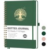RETTACY Bullet Dotted Journal - A4 Notebook Hardcover Leather Journal,Dot