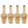 4 PCS Water Fountain Nozzles Pure Copper Large Hexagonal Direct
