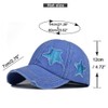 Belsen Gorra de béisbol de algodón lavado con bordado de