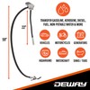 Deway Automatic Fuel Transfer Pump w/Hand Nozzle, AA Battery Powered,