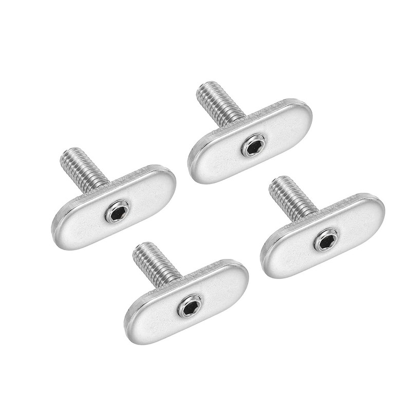 ZONADAH 8 Set M6 Kayak Track Screws and Nuts Replacement