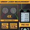 PREXISO Laser Measure Rechargeable 265FtGreen Beam LaserMeasureme
