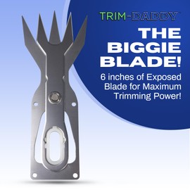 Trim-Daddy ‘BIGGIE’ Blade | WET TRIM | Handheld Power Trimming Replacement Blades 3PLUS I AM | Gardening Pruning Shears