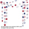 ELOPELY 10 Pack Patriotic Decor, Red Blue Star Banner Streamers