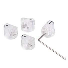 VICASKY Guitar Volume Control Knob Set 4pcs Knobs for Guitar Effect Pedal Gd68