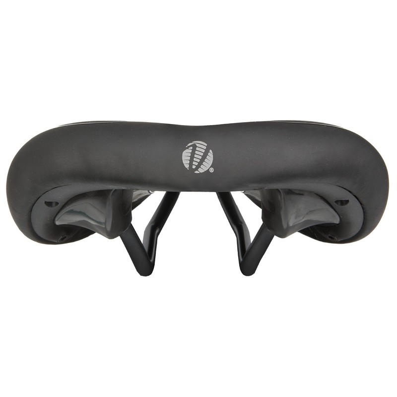 Velo Unisex's Fit Athlete BC Saddle for Bicycle, Black, Large