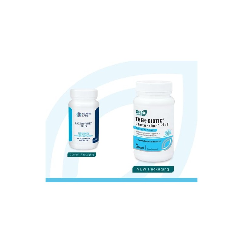 Klaire Labs Lactoprime Plus, Paquete de 2