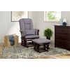 Storkcraft Tuscany Custom Glider and Ottoman with Free Lumbar Pillow
