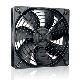 DVUIYYL 2 PCS 120mm Fan Grill pc 120mm Fan Bracket Grill (Black)