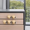 4pcs Pulls Drawer Knobs Cabinet Hardware Kitchen Vanity Bathroom Cabinet