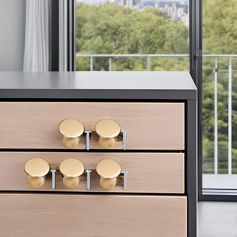 4pcs Pulls Drawer Knobs Cabinet Hardware Kitchen Vanity Bathroom Cabinet