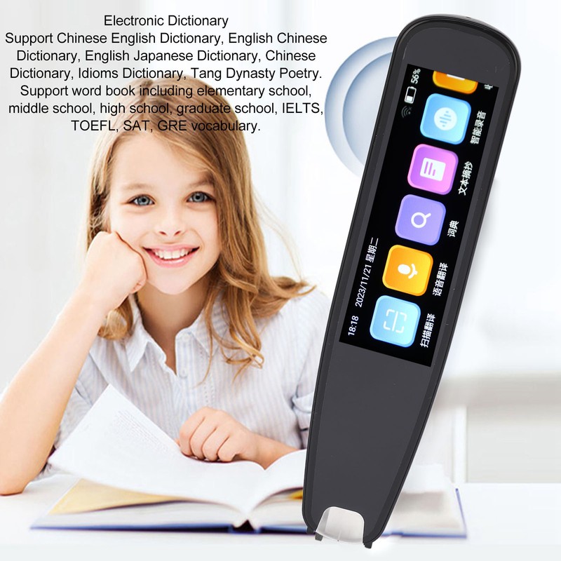 Scanning Translator Smart WiFi 2.99in Touchscreen 131 Online Voice Translation
