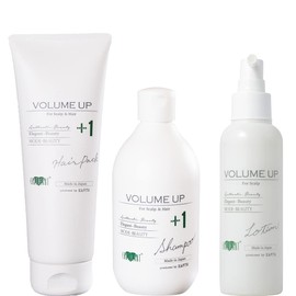 EARTHEART Volume Up Series 3-Piece Set (Shampoo, Hair Pack, Lotion)