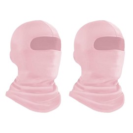 BUYUP Ski Mask, Face Mask for Men and Women – Skiing, Snowboarding, Motorcycle, UV Protection & Wind Protection（pink）