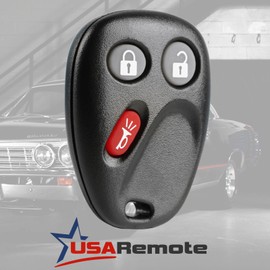 Key Fob Keyless Entry Remote with Ignition Key fits 2003-2006 Chevy Avalanche Equinox Silverado SSR Suburban Tahoe / GMC Sierra Yukon / Hummer H2 / Pontiac Torrent / Saturn Vue (LHJ011)