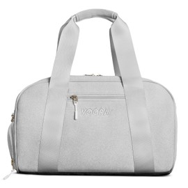 Vooray 23L Burner Gym Duffel Bag - Ash, Gym Bag for Women and Men with Shoe Compartment, Weekender, Overnight & Travel Duffel for Sports and Workout