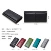 Contact's Women RFID Blocking Wallet Genuine Leather Zip Around Clutch
