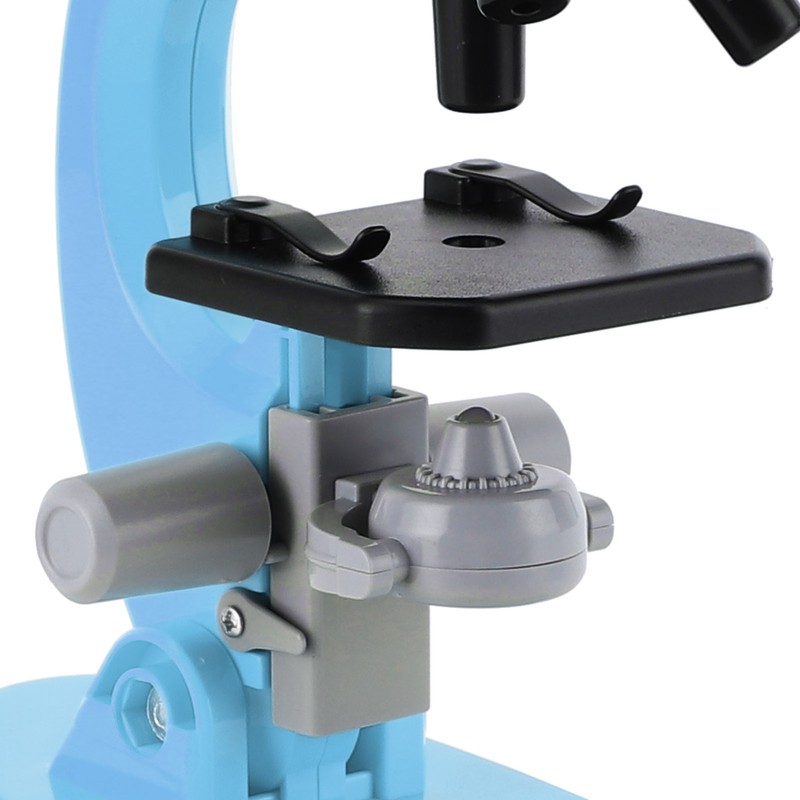 40X‑1200X High Definition Microscope Monocular Plastic Biological Microscope for ChildBlue