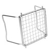Portable Campfire Grill Silver Mini Folding Grill Rack Stainless Steel