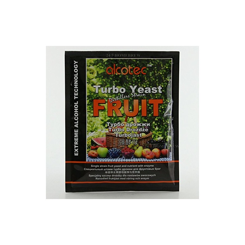 Alcotec 2x Distiller’s Yeast Fruit with Enzyme 60g 25L