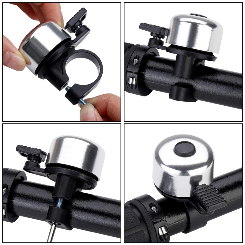 Paliston Bike Bell Bicycle Bell Crisp Sound for Adults Kids