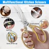 Kitchen Shears, Kitchen Scissors Heavy Duty,Multi-Function Heavy Duty Kitchen Scissors,