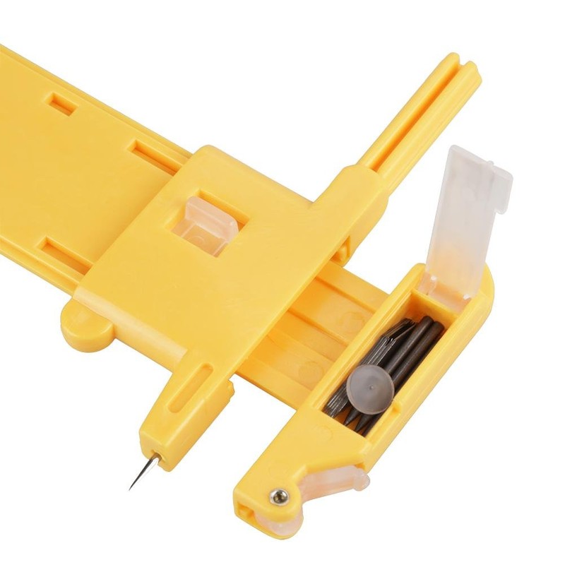 Rotating Compass Circle Cutter Paper Cardboard Rubber Leather Craft Tool