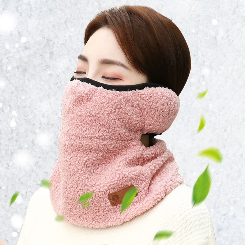 Outdoor Thicken Balaclava Face Shield Neck Gaiter Ear Cover Cycling