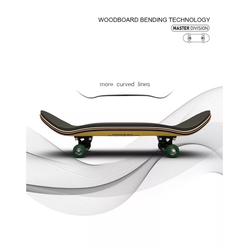 Unbranded Fingerboard Fingerskateboa - Skeleton