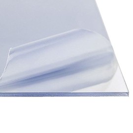 SIBE-R PLASTIC SUPPLY 6" x 12" x 1/4" LEXAN Polycarbonate Clear Plastic Sheet