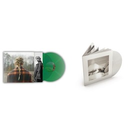 Taylor Swift - Evermore (Translucent Green Vinyl/2LP) & Tortured Poets Department (X) (Ghosted White Vinyl/2LP/Manuscript- Bonus Track)