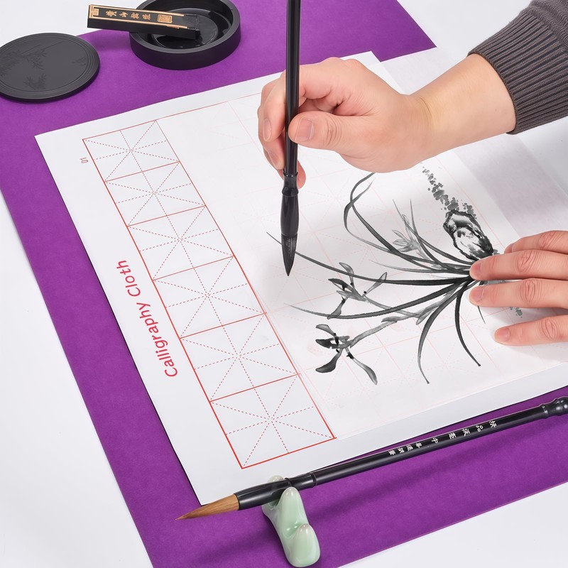 Corciosy Chinese Calligraphy Brushes Set,Professional Sumi Water Writing, Japanese Painting