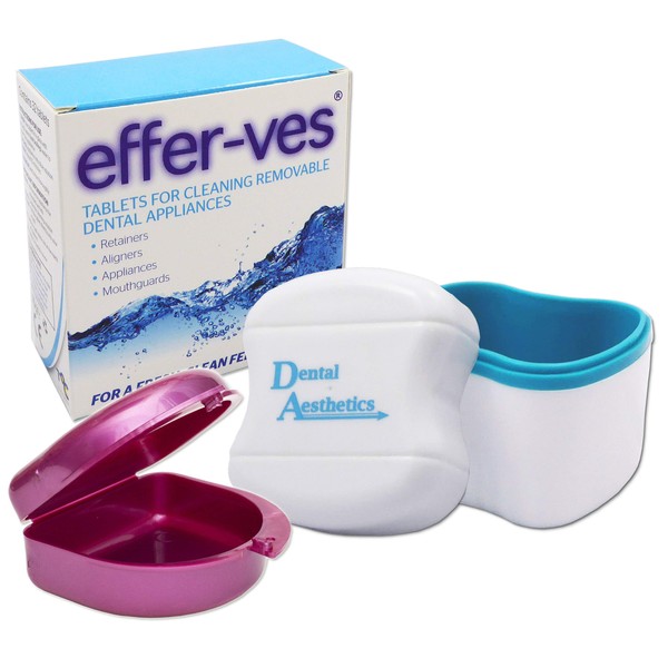 Effer-VES, Cleaning Bath & Retainer Case ~ Box of 32