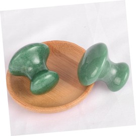 TOVINANNA 1pc Natural Mushroom Gua Face Roller Scalp Massager Tool for Face Body Massage