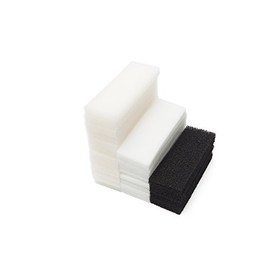 LTWHOME Compatible Foam Carbon Polyester Filter Pads Series Fits Fluval 4 Plus + Filter (Pack of 36)