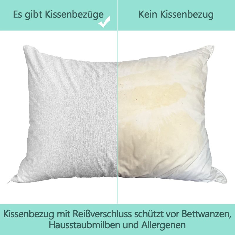 Aimtton Waterproof Pillowcase 60 x 60 cm - Cotton Pack