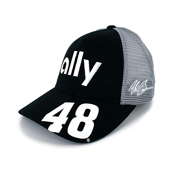 Checkered Flag Alex Bowman Ally #48 Team Hat Black