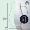 Glass Pitcher with Lid and Spout - 2 Liter /