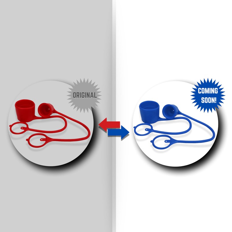 1" body Hydraulic Quick Coupler Rubber Caps Plug Set