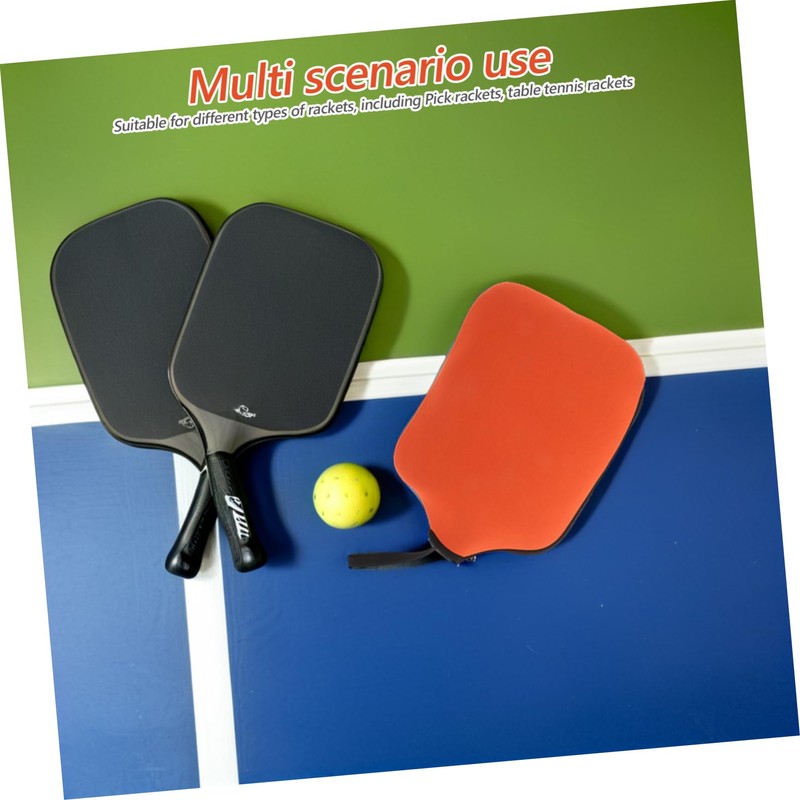 Abaodam 2 Pcs Paddle Covers Racket Sleeve for Standard Paddles