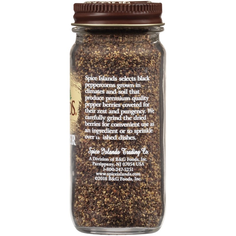 Spice Islands Medium Grind Black Pepper, 2.1 Ounce