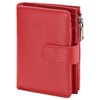 GAEKEAO Small Wallets for Women Leather RFID Blocking Bifold Zipper