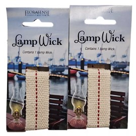 Florasense Lamp Wick For Oil Lamps 6 3/4" Long 3/4" Wide Lot of 2 New