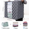 WISELIFE Storage Bags [3 Pack/100L] Large Blanket Clothes Organization and