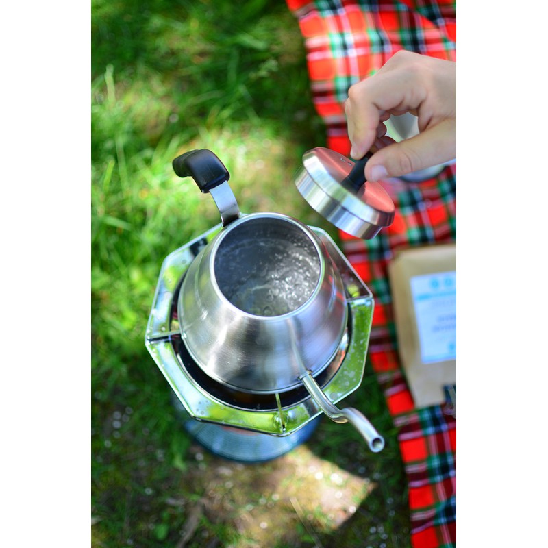 GROSCHE - Marrakesh Gooseneck Kettle Stovetop - 34 oz Stainless