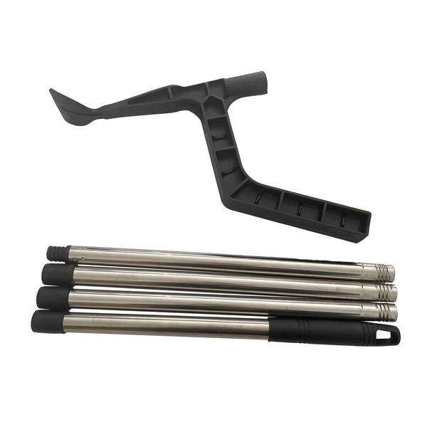 Tuanlove Gutter Scoop Cleaning Tool with Adjustable Telescopic Rod, Roof