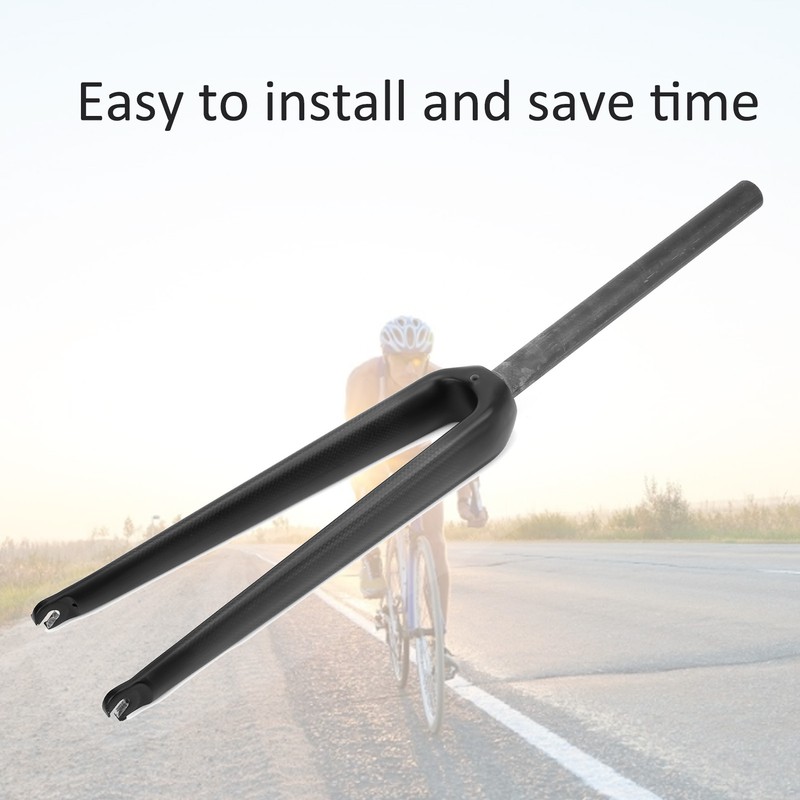 Lengthened 700C Carbon Fiber Road Bicycle Front Fork C Brake