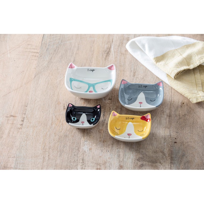 Davis & Waddell Kitty Crew Measuring Cup Set (4 Pieces)