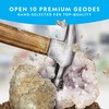 National Geographic Break Open 10 Premium Geodes – Includes Goggles